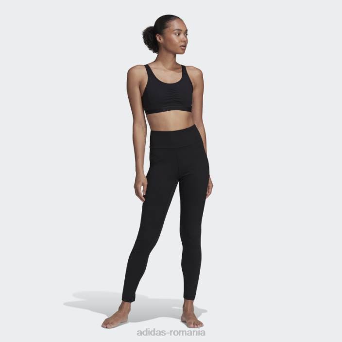 Adidas yoga essentials jambiere cu talie înaltă negru femei negru 2JBN16393