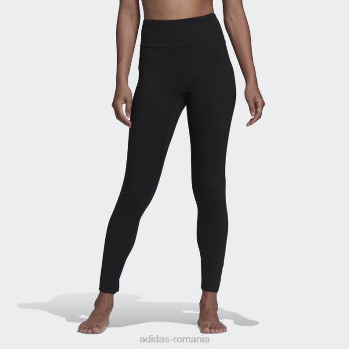 Adidas yoga essentials jambiere cu talie înaltă negru femei negru 2JBN2228