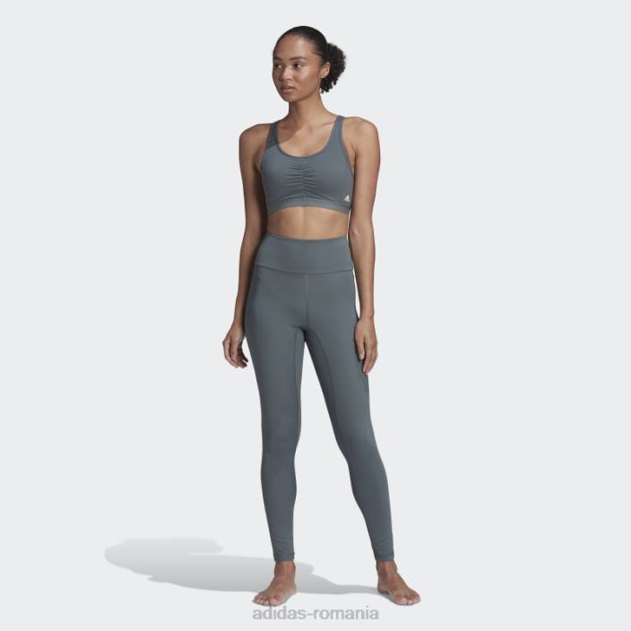 Adidas yoga essentials jambiere cu talie înaltă oxid albastru femei oxid albastru 2JBN17546