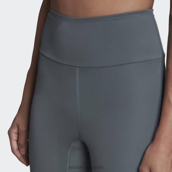 Adidas yoga essentials jambiere cu talie înaltă oxid albastru femei oxid albastru 2JBN17546