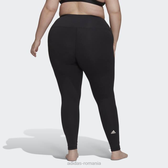 Adidas yoga essentials jambiere cu talie înaltă (plus mărime) negru adidas femei negru 2JBN8976