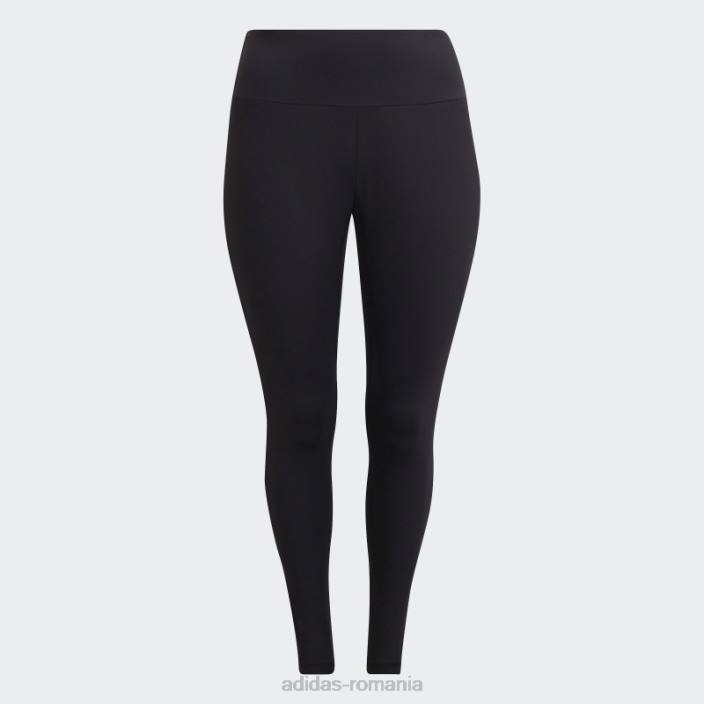 Adidas yoga essentials jambiere cu talie înaltă (plus mărime) negru adidas femei negru 2JBN8976