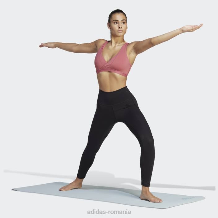 Adidas yoga essentials studio sutien de alăptare cu susținere luminoasă roz femei roz 2JBN9386