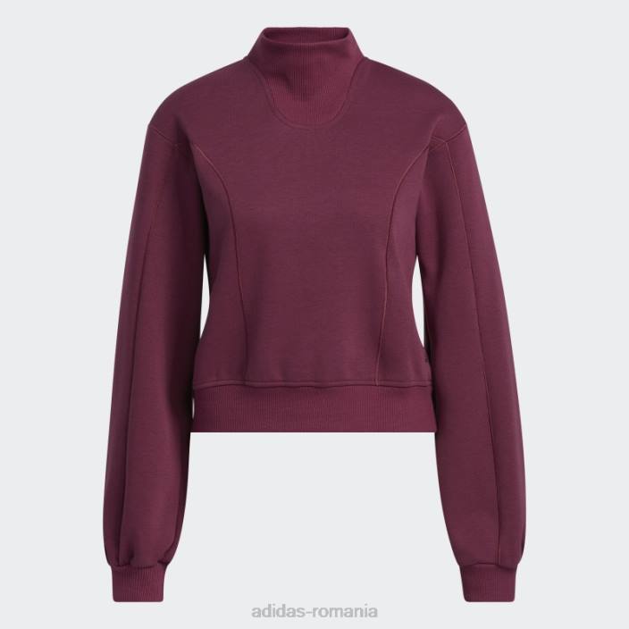 Adidas yoga stratificat top crimson femei purpuriu 2JBN2827