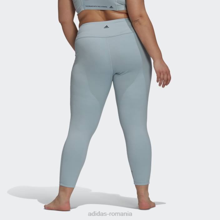 Adidas yoga studio 7/8 jambiere (plus marime) fashion gri femei gri 2JBN10504