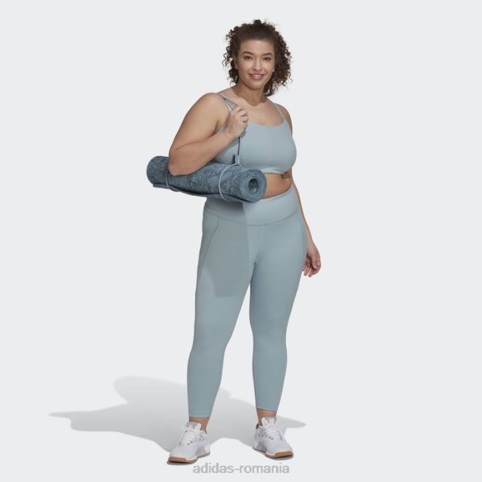 Adidas yoga studio 7/8 jambiere (plus marime) fashion gri femei gri 2JBN10504