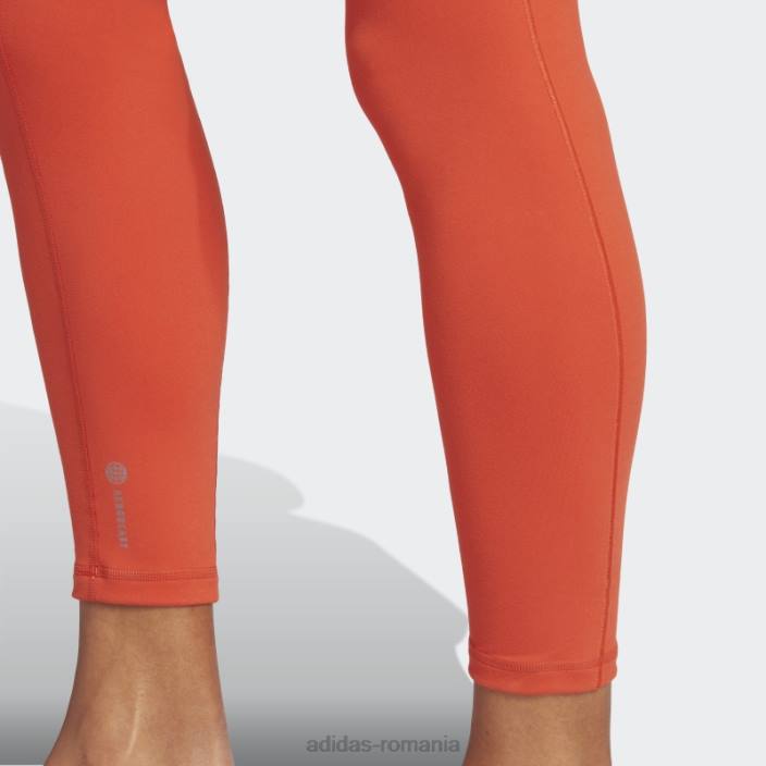 Adidas yoga studio 7/8 jambiere roșii femei roșu 2JBN9653