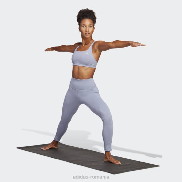 Adidas yoga studio 7/8 jambiere violet argintiu fierbinte femei violet argintiu 2JBN9191