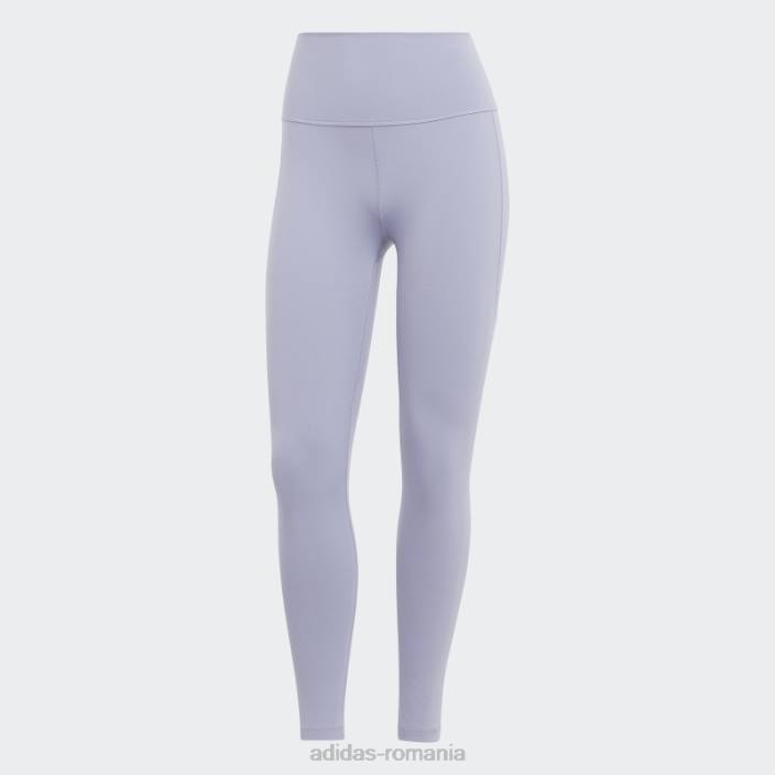 Adidas yoga studio 7/8 jambiere violet argintiu fierbinte femei violet argintiu 2JBN9191