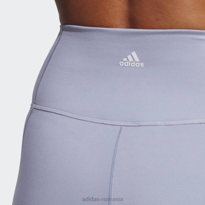 Adidas yoga studio 7/8 jambiere violet argintiu fierbinte femei violet argintiu 2JBN9191