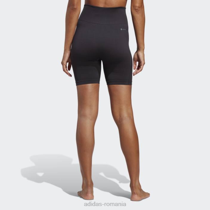 Adidas yoga studio aeroknit bicicletă jambiere scurte negru adidas femei negru 2JBN16854