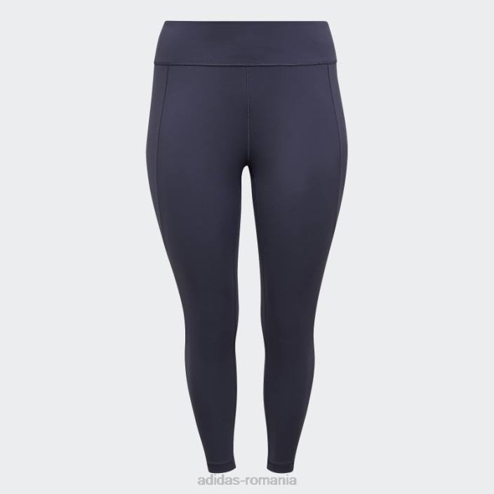Adidas yoga studio jambiere 7/8 (plus marime) bleumarin fierbinte femei marina 2JBN3236