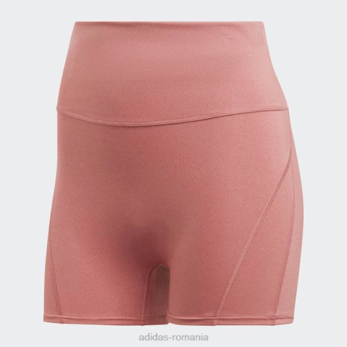 Adidas yoga studio lux fire jambiere scurte cu talie super-înaltă roșii adidas femei roșu 2JBN10734