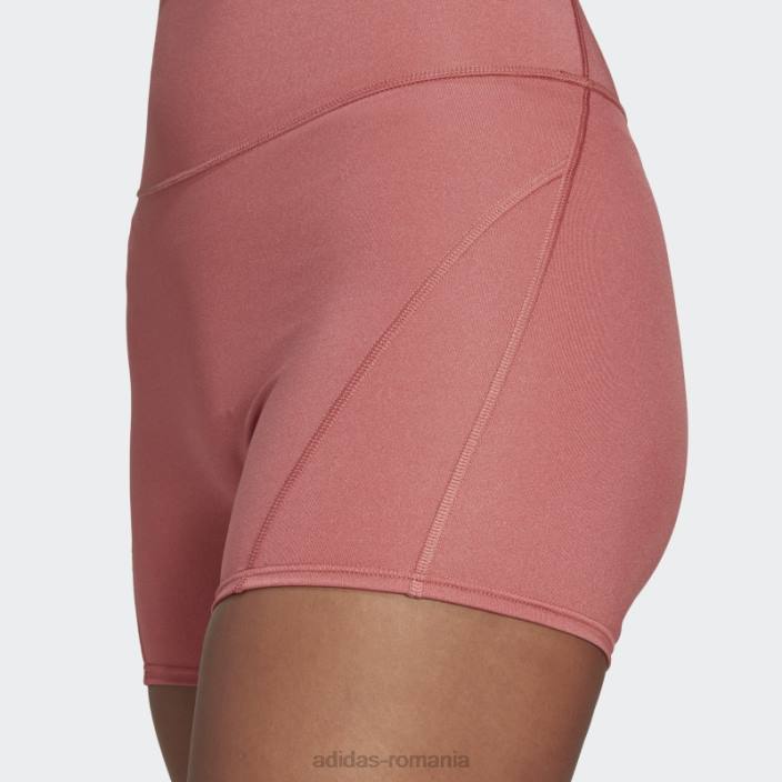Adidas yoga studio lux fire jambiere scurte cu talie super-înaltă roșii adidas femei roșu 2JBN10734