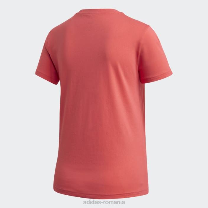 Adidas Essential tee cu 3 dungi, miez roz femei miez roz/alb 2JBN3140