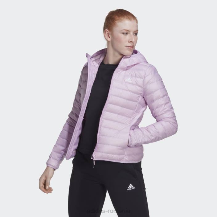 Adidas jachetă de puf varilite lila femei liliac 2JBN17090
