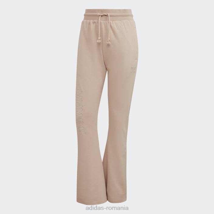 Adidas 2000 pantaloni de sport de lux cu tiv deschis ash pearl fierbinte femei perlă de frasin 2JBN2905