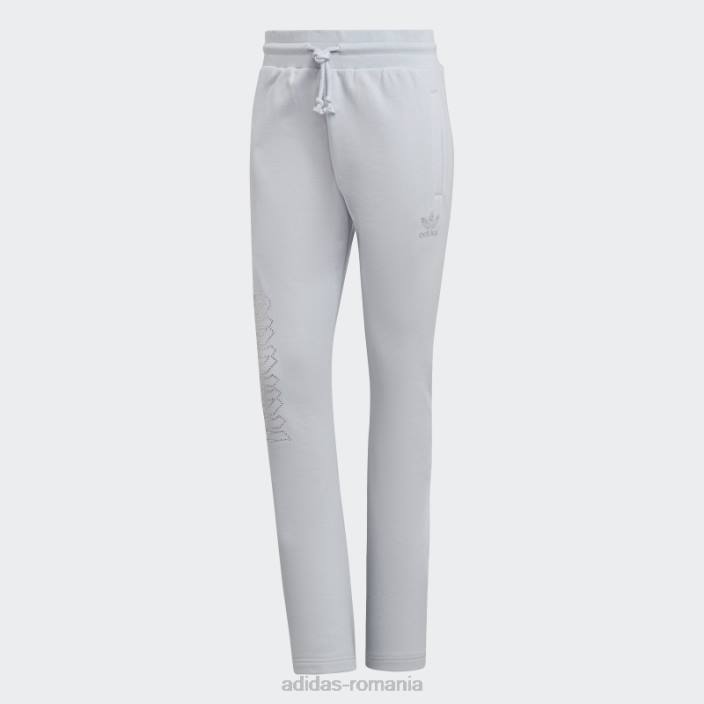 Adidas Blue fashion 2000 lux pantaloni de sport cu tiv deschis femei albastru 2JBN2874