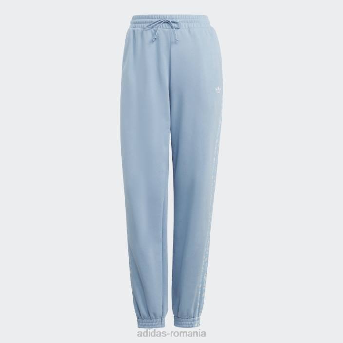 Adidas Joggeri cu imprimeu animal abstract cerul ambiental femei cerul ambiental 2JBN9793