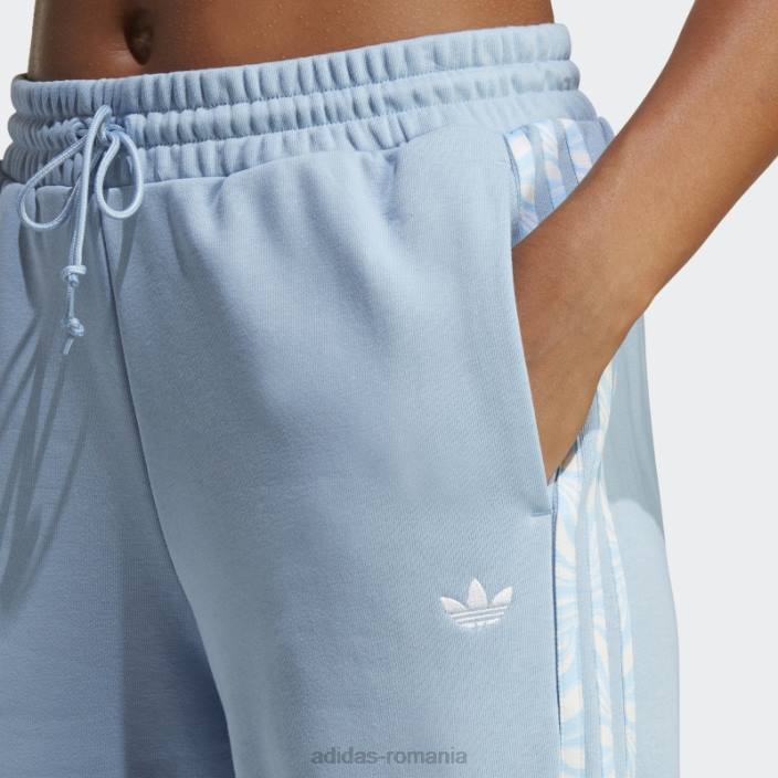Adidas Joggeri cu imprimeu animal abstract cerul ambiental femei cerul ambiental 2JBN9793
