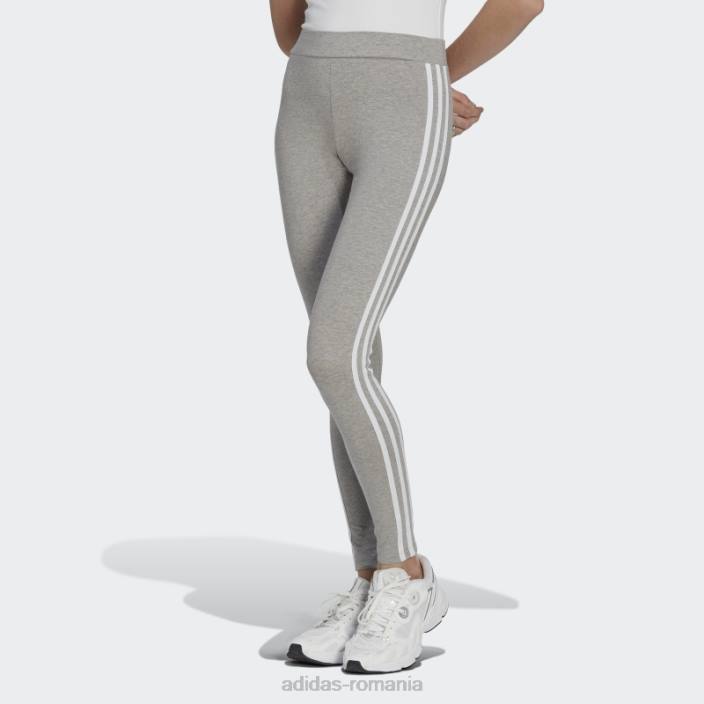 Adidas Leggings adicolor classics cu 3 dungi gri mediu adidas femei gri mediu 2JBN17436