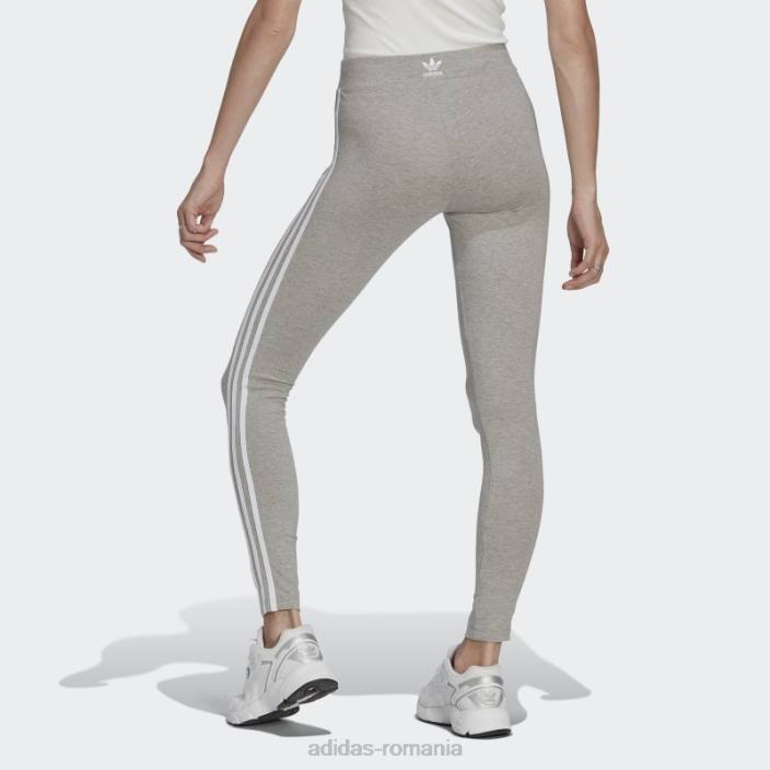 Adidas Leggings adicolor classics cu 3 dungi gri mediu adidas femei gri mediu 2JBN17436