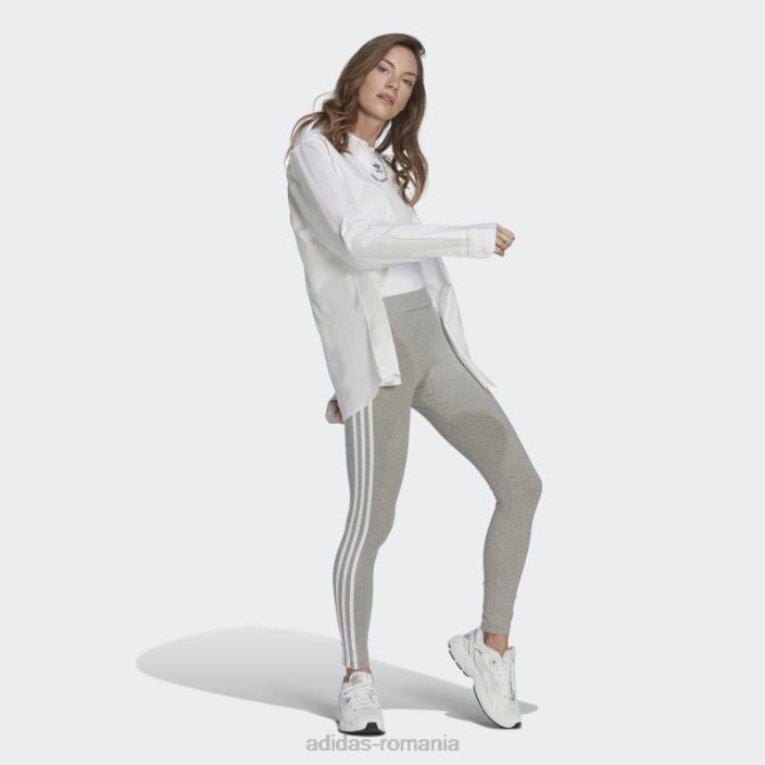 Adidas Leggings adicolor classics cu 3 dungi gri mediu adidas femei gri mediu 2JBN17436