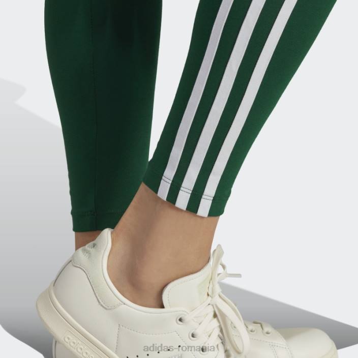 Adidas Leggings adicolor classics cu 3 dungi verde inchis adidas femei verde inchis 2JBN16482