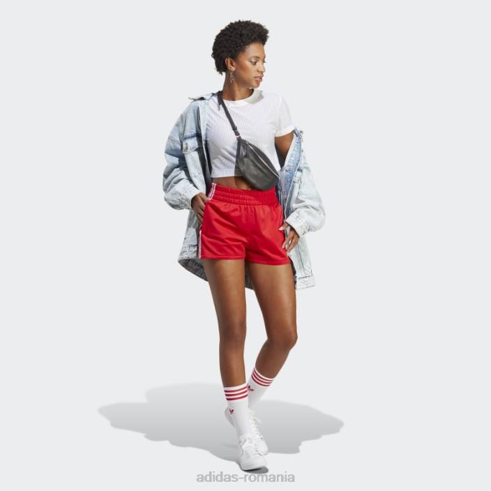 Adidas Pantaloni scurți 3 dungi stacojiu adidas femei stacojiu 2JBN9528