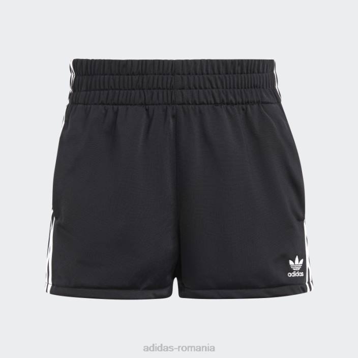 Adidas Pantaloni scurți negru cu 3 dungi femei negru 2JBN16579