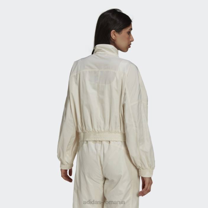 Adidas Trening top nailon adicolor alb femei alb 2JBN3254