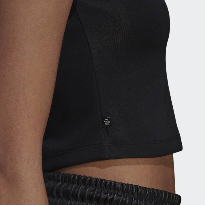 Adidas Tricou adicolor classics crop cu 3 dungi negru adidas femei negru 2JBN9786