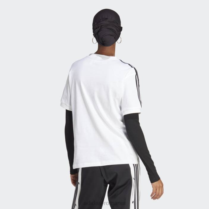 Adidas Tricou adicolor classics cu 3 dungi alb femei alb 2JBN2336