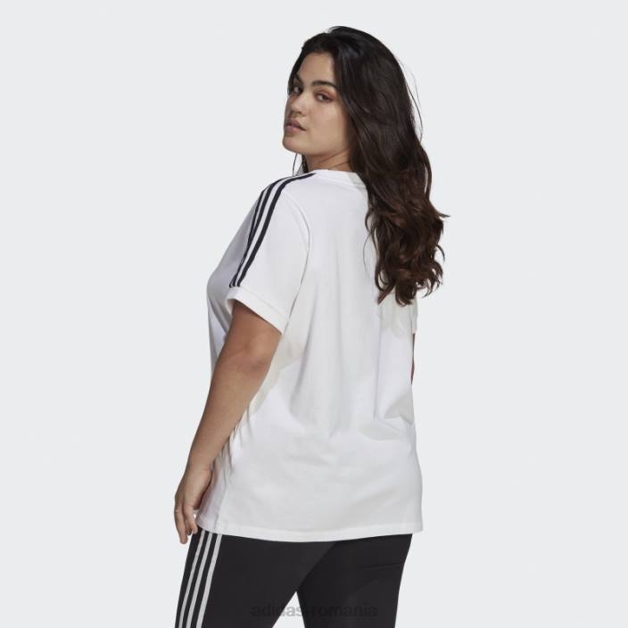 Adidas Tricou adicolor classics cu 3 dungi (plus mărime) alb femei alb 2JBN16688