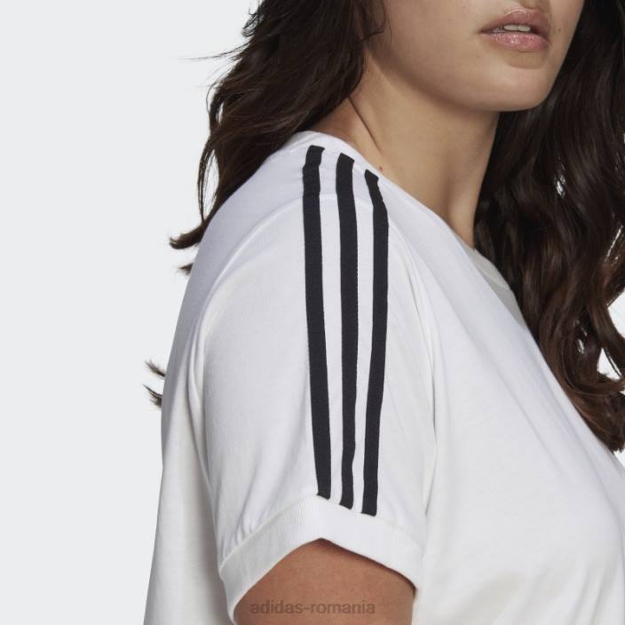 Adidas Tricou adicolor classics cu 3 dungi (plus mărime) alb femei alb 2JBN16688