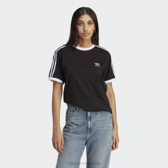 Adidas Tricou negru adicolor classics cu 3 dungi adidas femei negru 2JBN2252