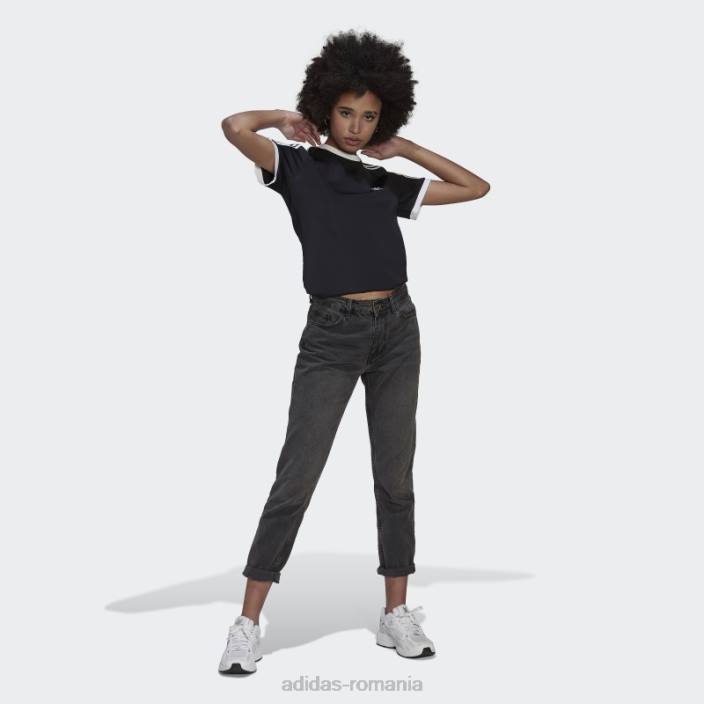 Adidas Tricou negru adicolor classics slim cu 3 dungi femei negru 2JBN9967