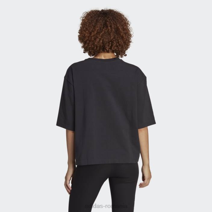 Adidas Tricou negru originals Houndstooth Trefoil Infill adidas femei negru 2JBN2487