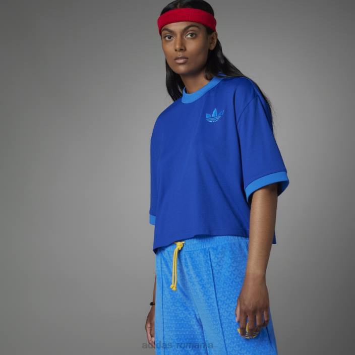 Adidas Tricou supradimensionat adicolor anii 70 royal femei regal 2JBN2863
