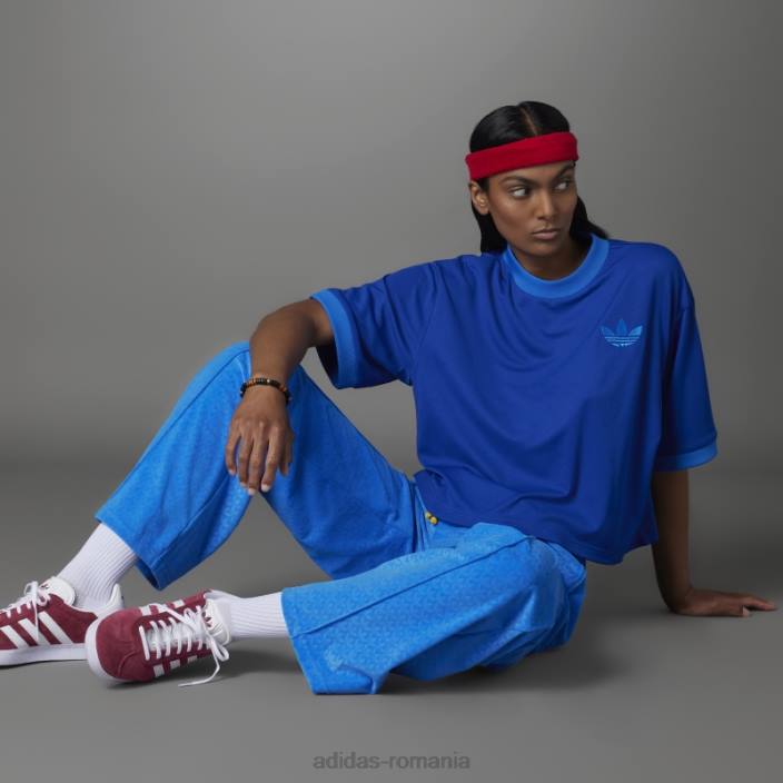 Adidas Tricou supradimensionat adicolor anii 70 royal femei regal 2JBN2863