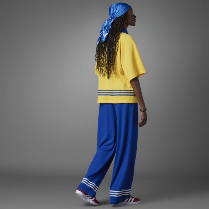 Adidas adicolor anii 70 pantaloni largi tricot regal femei regal 2JBN2900