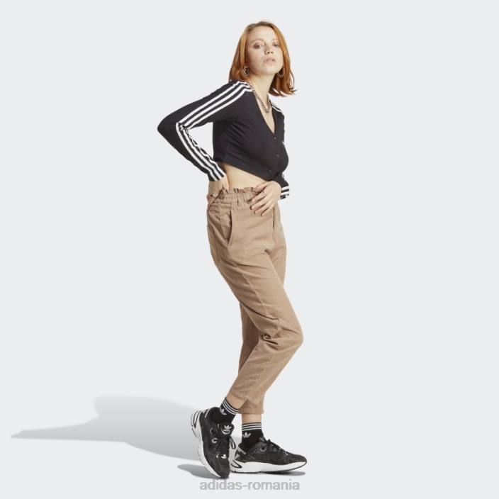 Adidas adicolor classics 3-benzi bluză cu mânecă lungă, negru femei negru 2JBN16843