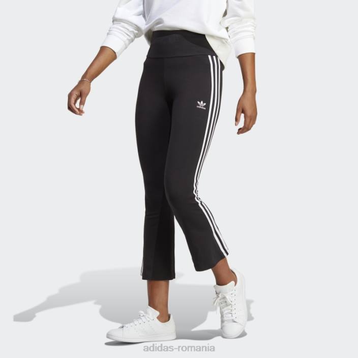 Adidas adicolor classics 3-stripes 7/8 flare jambiere negru adidas femei negru 2JBN16428