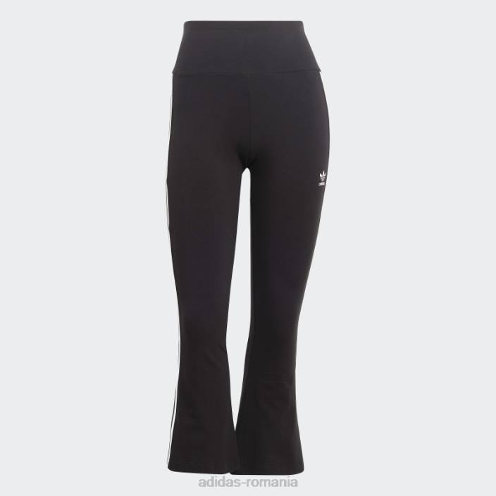 Adidas adicolor classics 3-stripes 7/8 flare jambiere negru adidas femei negru 2JBN16428