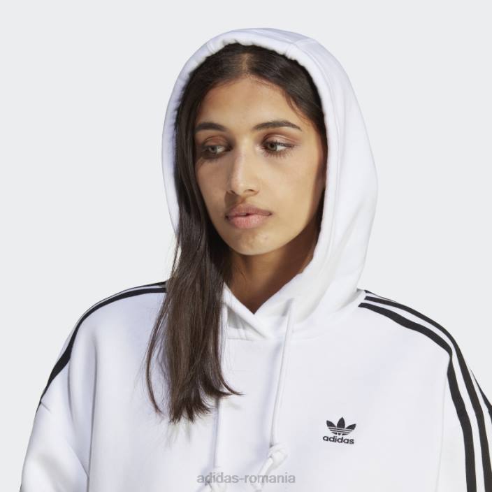 Adidas adicolor classics crop hanorac alb femei alb 2JBN8978