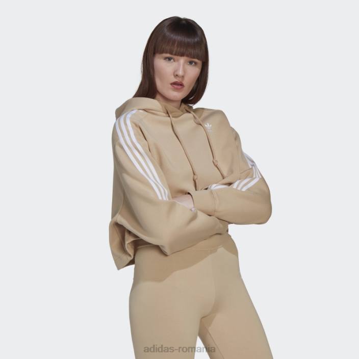 Adidas adicolor classics crop hanorac bej femei bej 2JBN10226