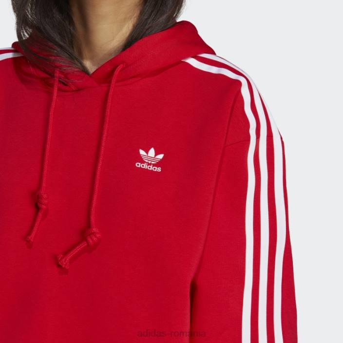 Adidas adicolor classics crop hanorac stacojiu femei stacojiu 2JBN16915