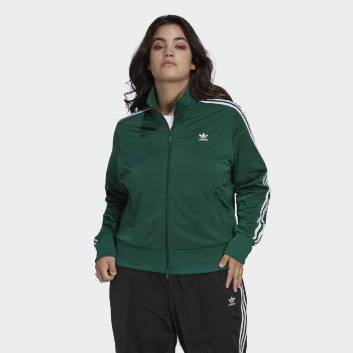 Adidas adicolor classics firebird sport top (plus size) verde închis femei verde inchis 2JBN16513