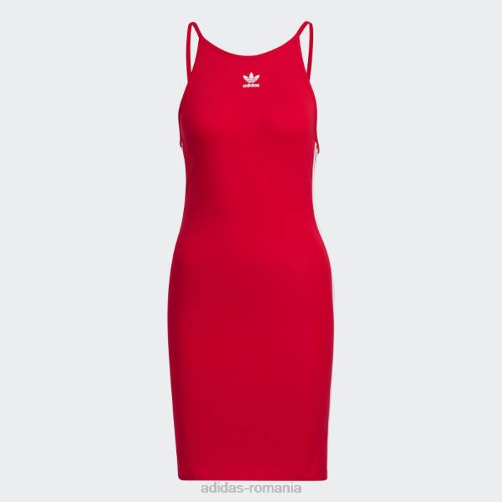 Adidas adicolor classics rochie stramta de vara stacojiu femei stacojiu 2JBN9637