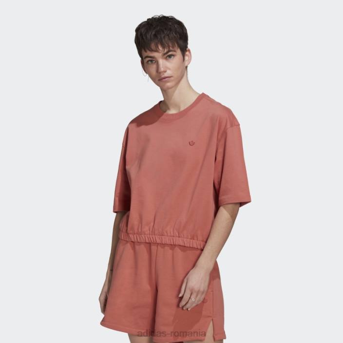 Adidas adicolor contempo tee earth femei Pământ 2JBN3061